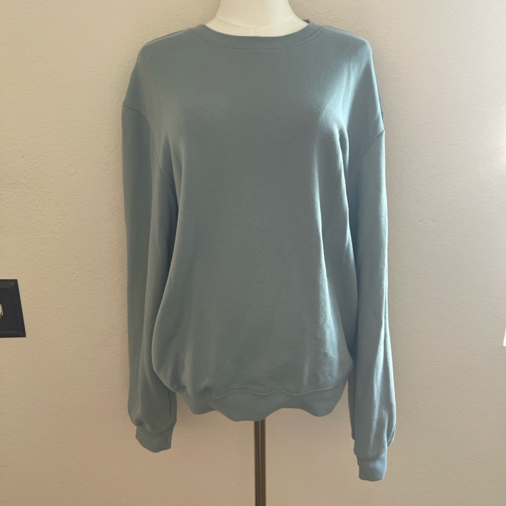 H&M Teal Relaxed Sweatshirt
